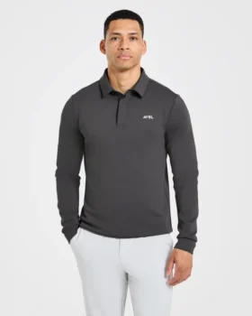 Precision pullover met lange mouwen en kraag