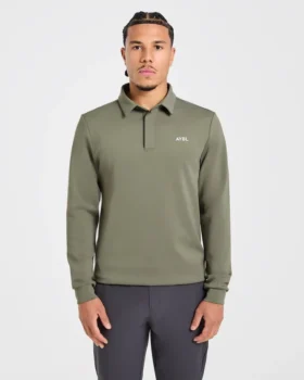 Precision pullover met lange mouwen en kraag