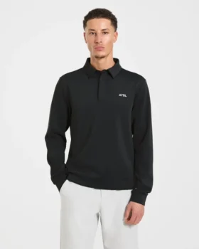 Precision pullover met lange mouwen en kraag