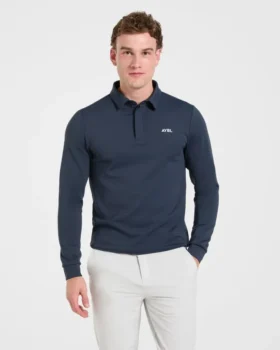 Precision pullover met lange mouwen en kraag
