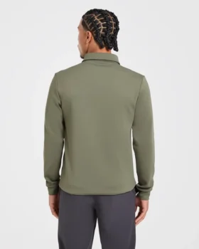 Precision pullover met lange mouwen en kraag