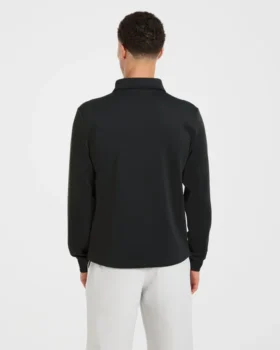 Precision pullover met lange mouwen en kraag