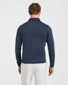 Precision pullover met lange mouwen en kraag