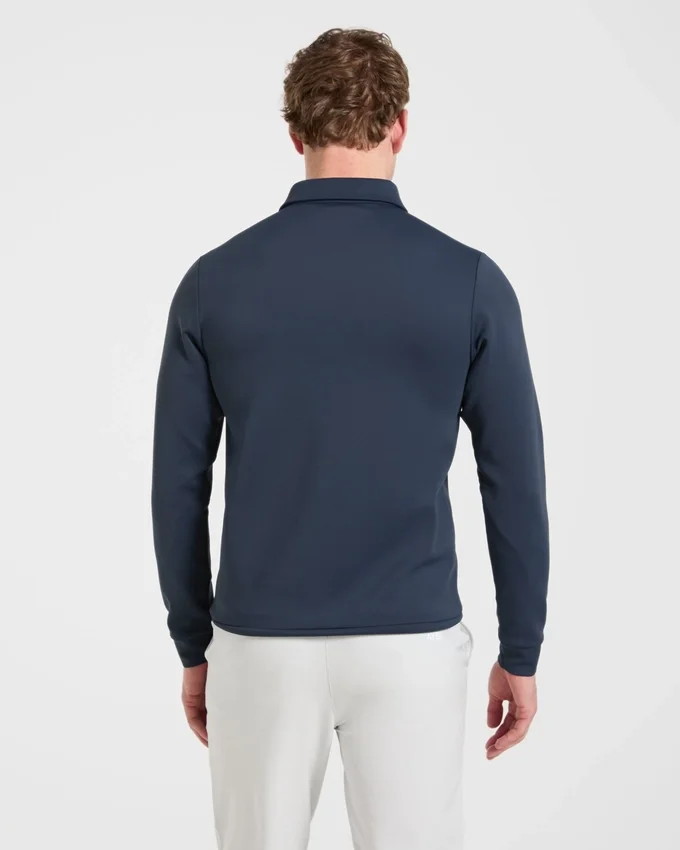 Precision pullover met lange mouwen en kraag
