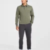 Precision pullover met lange mouwen en kraag