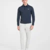 Precision pullover met lange mouwen en kraag