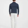 Precision pullover met lange mouwen en kraag