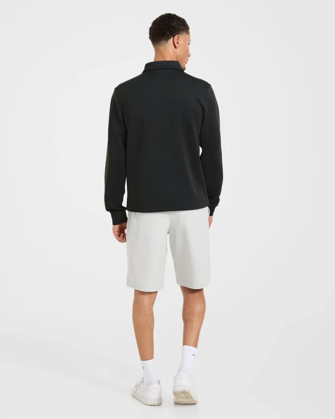 Precision pullover met lange mouwen en kraag