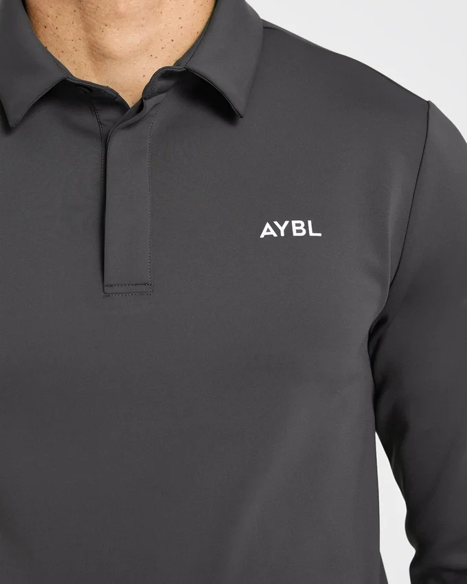 Precision pullover met lange mouwen en kraag