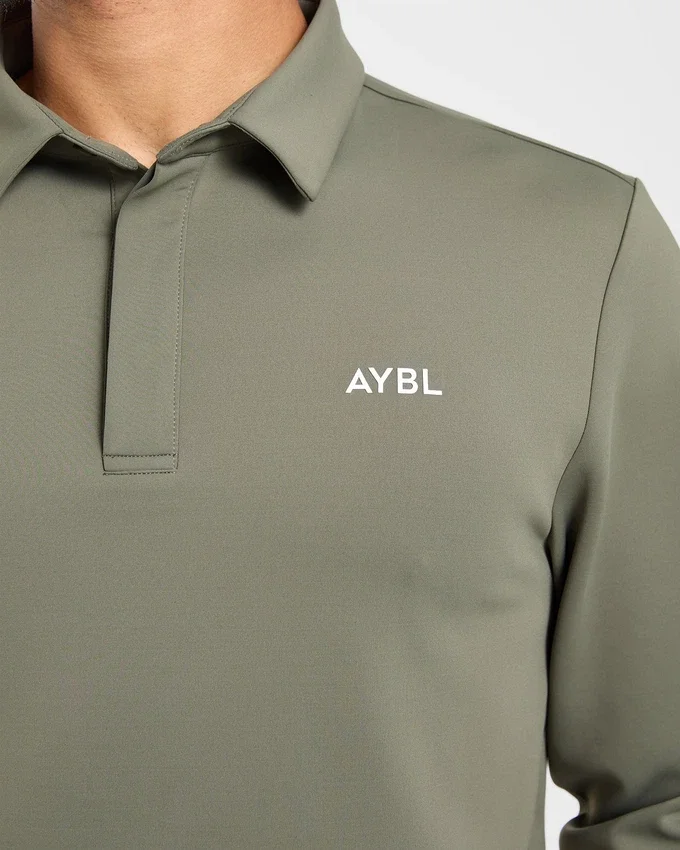 Precision pullover met lange mouwen en kraag