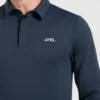Precision pullover met lange mouwen en kraag