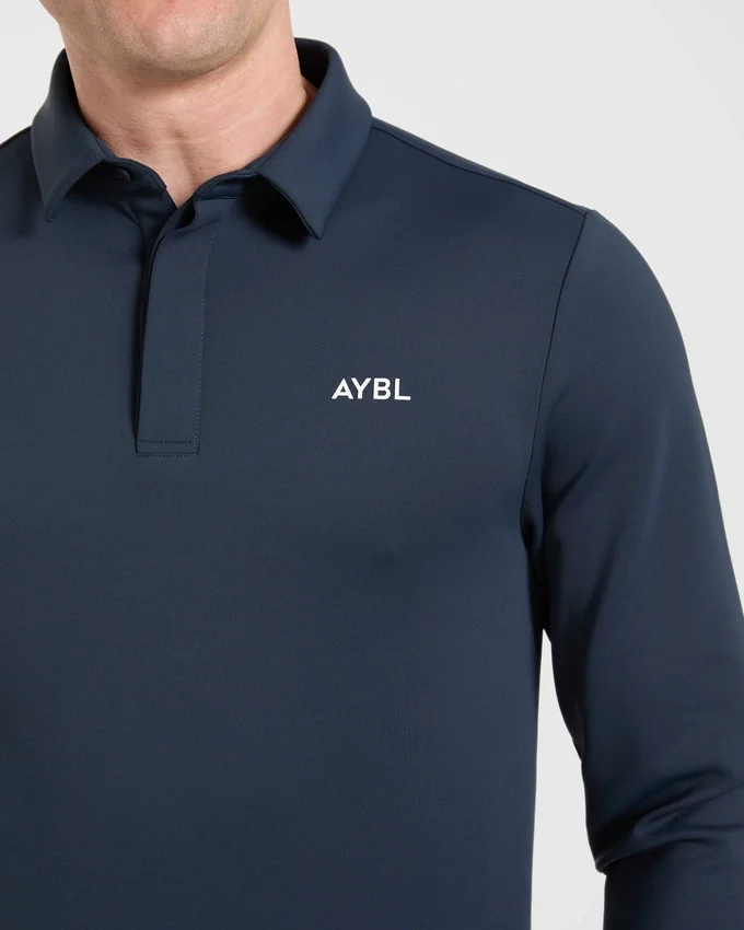 Precision pullover met lange mouwen en kraag