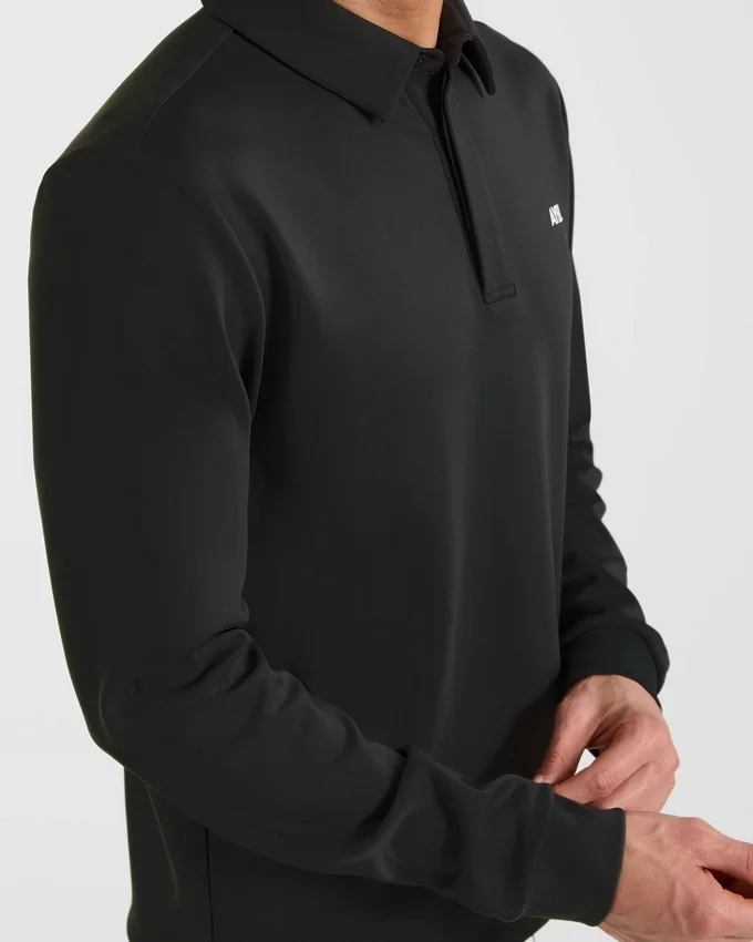 Precision pullover met lange mouwen en kraag