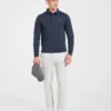 Precision pullover met lange mouwen en kraag