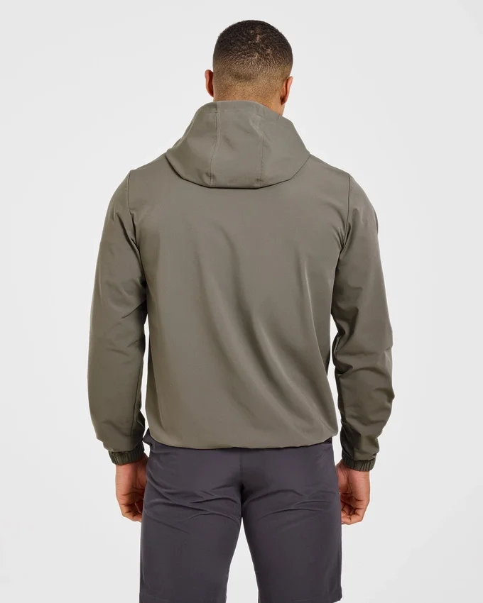 Precision windpullover met 1/4 rits