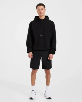 Precision windpullover met 1/4 rits