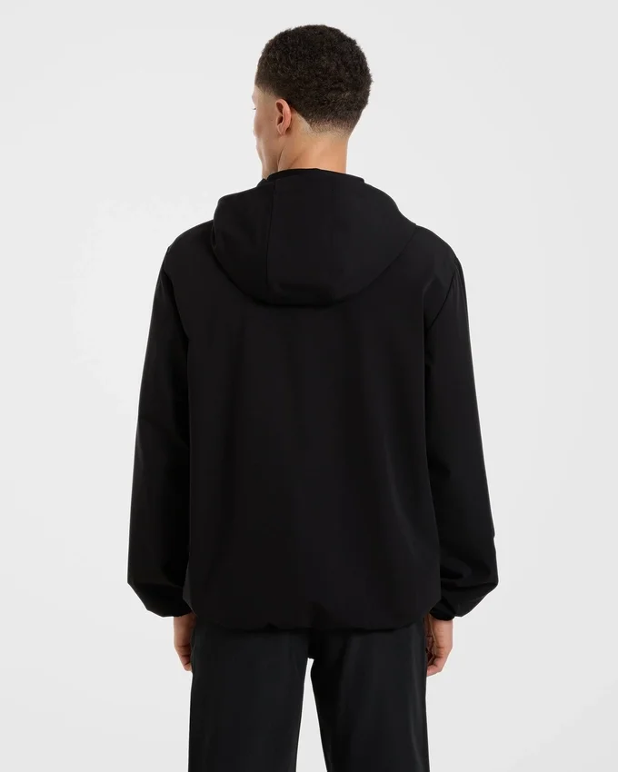 Precision windpullover met 1/4 rits