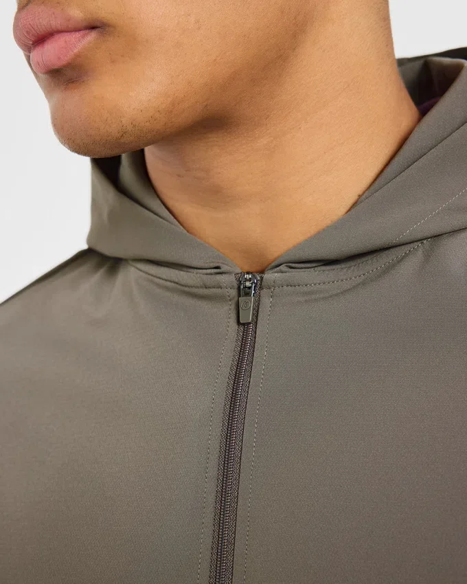 Precision windpullover met 1/4 rits