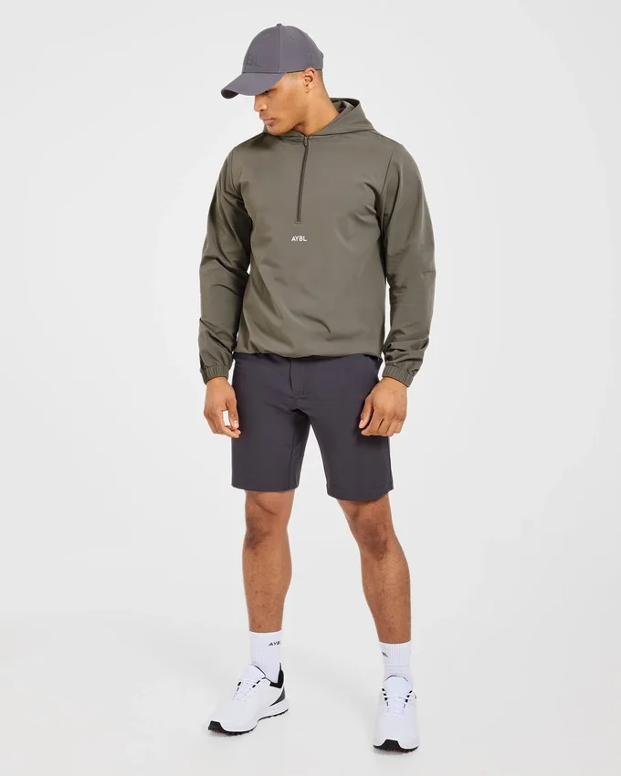 Precision windpullover met 1/4 rits