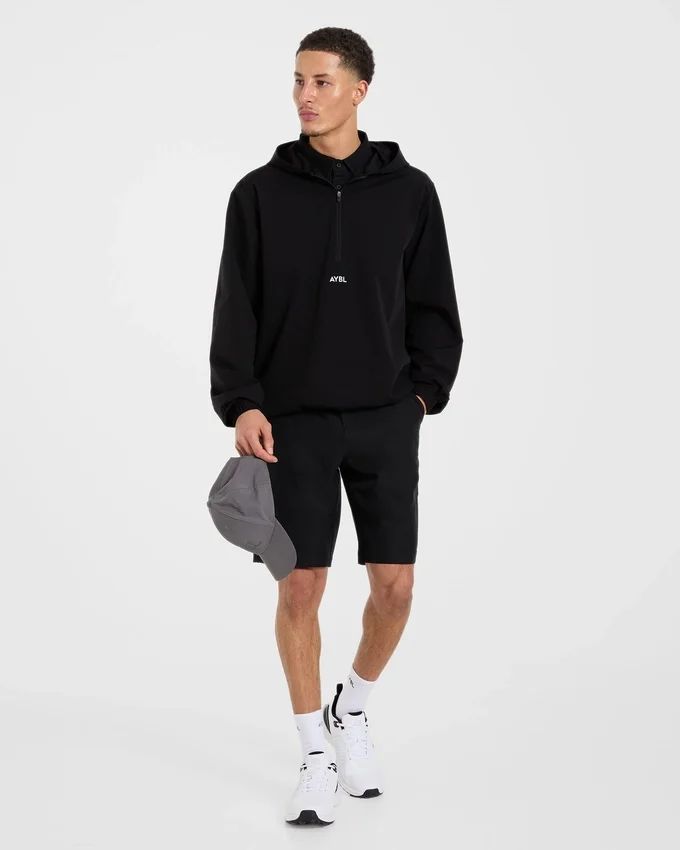 Precision windpullover met 1/4 rits