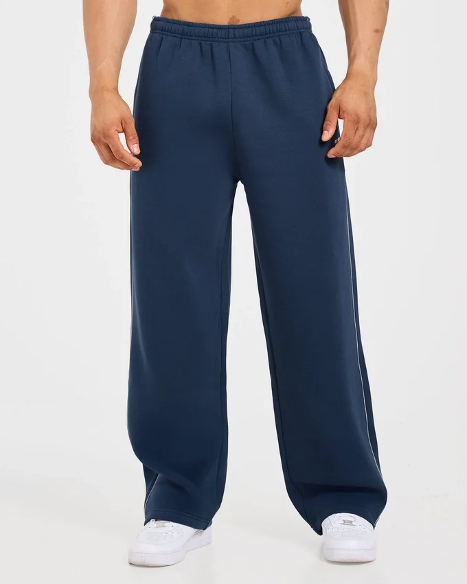 Restore oversized Joggingbroeken met rechte pijpen