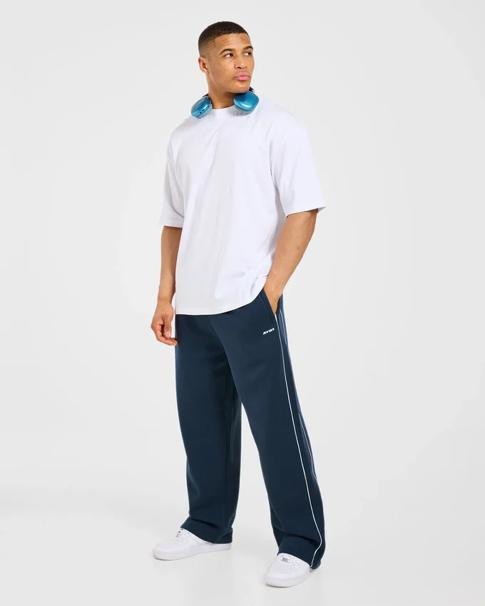 Restore oversized Joggingbroeken met rechte pijpen
