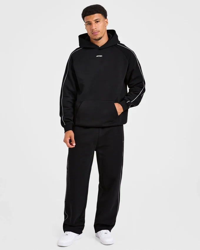 Restore oversized Joggingbroeken met rechte pijpen