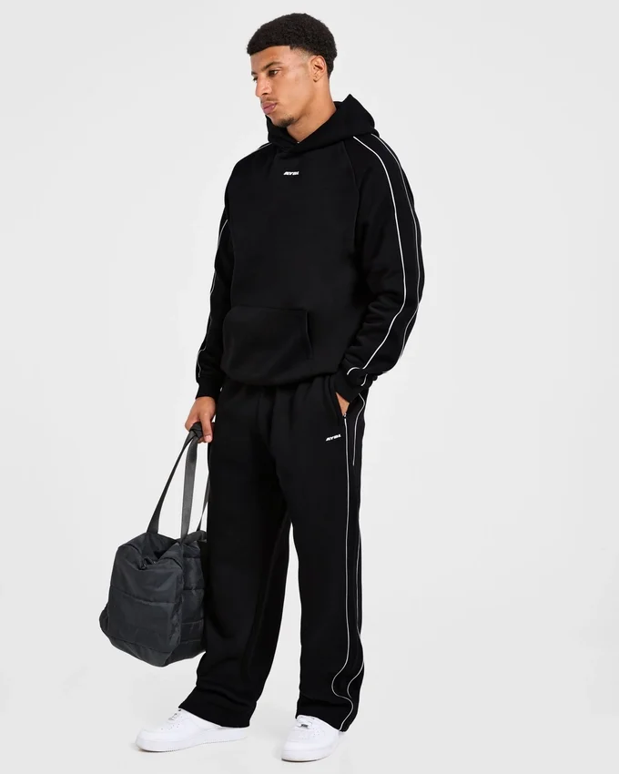 Restore oversized Joggingbroeken met rechte pijpen