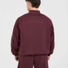 Restore oversized pullover met 1/4 rits