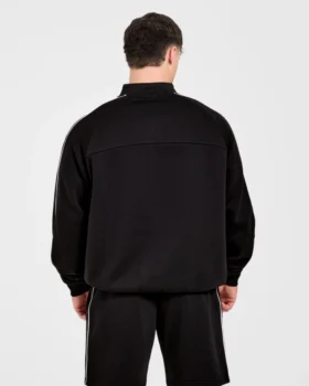 Restore oversized pullover met 1/4 rits