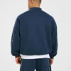 Restore oversized pullover met 1/4 rits