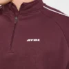 Restore oversized pullover met 1/4 rits