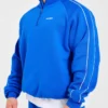 Restore oversized pullover met 1/4 rits