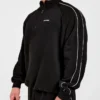 Restore oversized pullover met 1/4 rits