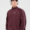 Restore oversized pullover met 1/4 rits