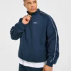 Restore oversized pullover met 1/4 rits