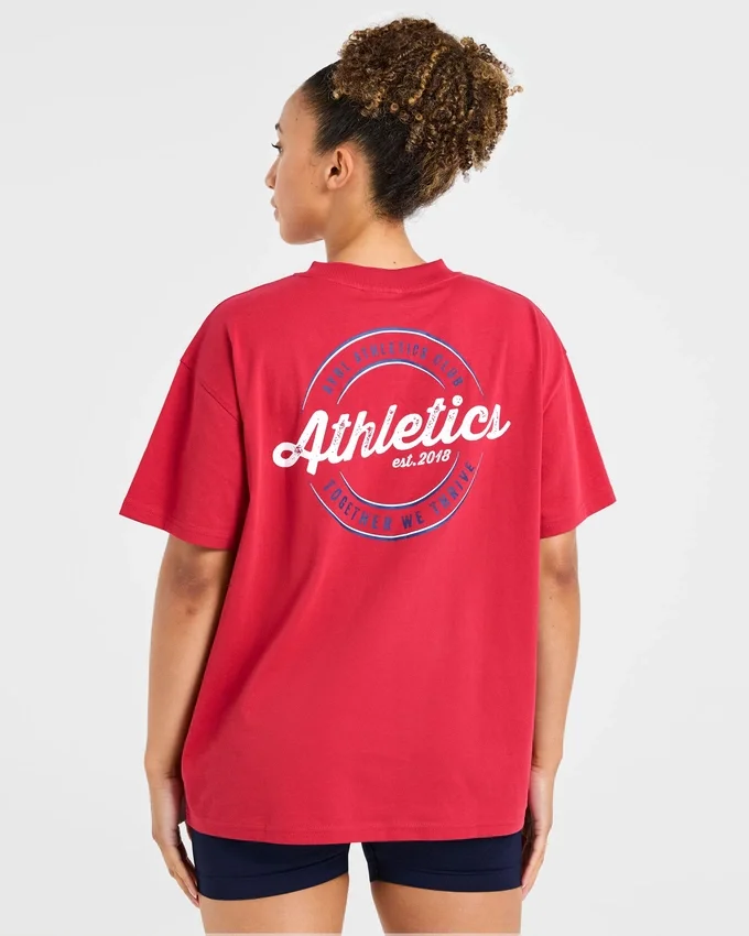 Retro Athletics Club oversized T-shirt
