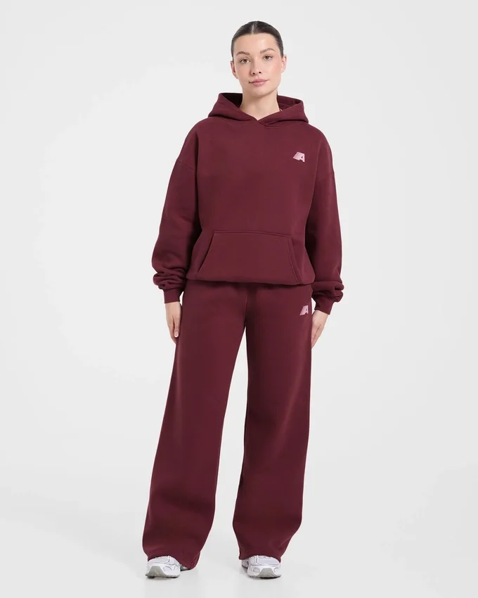 Retro Athletics oversized Joggingbroeken met rechte pijpen