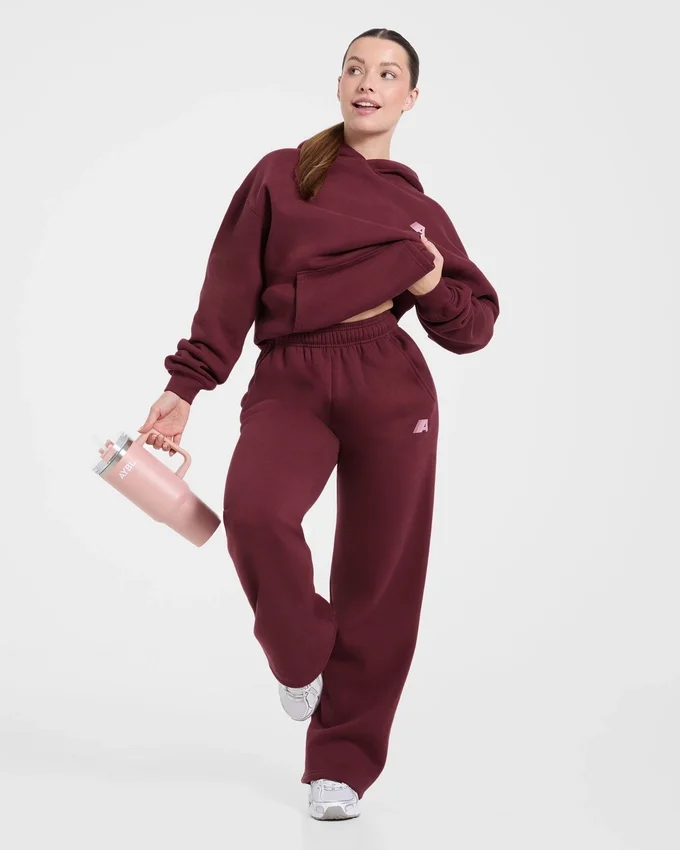 Retro Athletics oversized Joggingbroeken met rechte pijpen