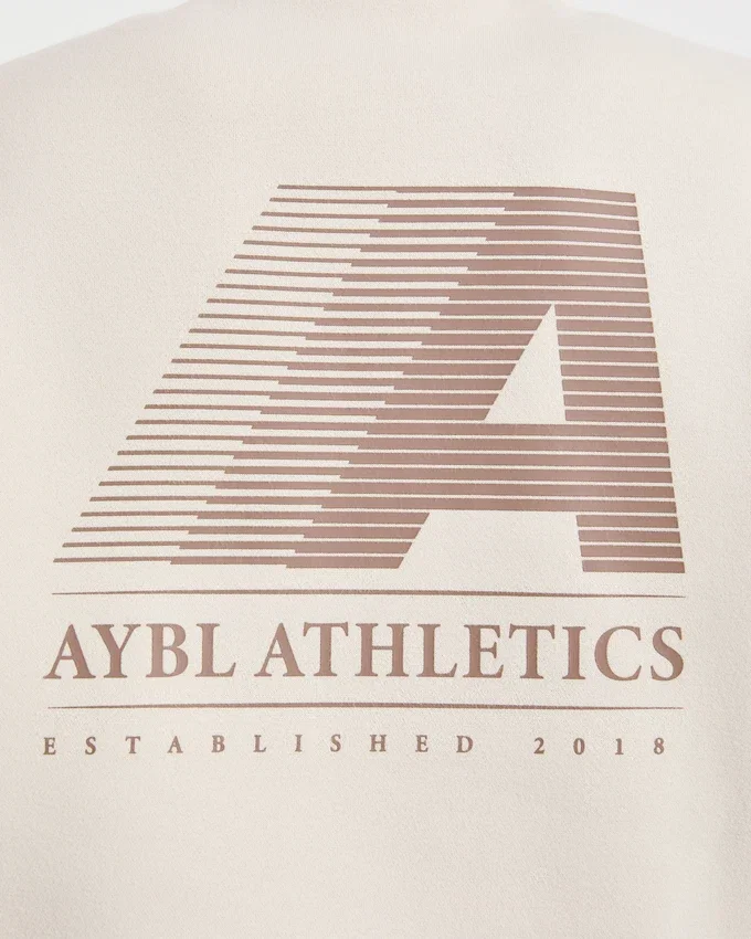 Retro Athletics oversized pullover met 1/4 rits