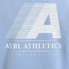 Retro Athletics oversized pullover met 1/4 rits