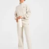 Retro Athletics oversized pullover met 1/4 rits