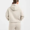 Retro geborduurde oversized hoodie