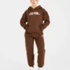 Retro geborduurde oversized hoodie