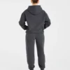 Retro geborduurde oversized hoodie