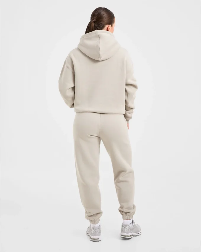 Retro geborduurde oversized Joggingbroeken