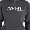 Retro geborduurde oversized hoodie