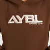 Retro geborduurde oversized hoodie