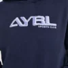 Retro geborduurde oversized hoodie