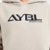 Retro geborduurde oversized hoodie